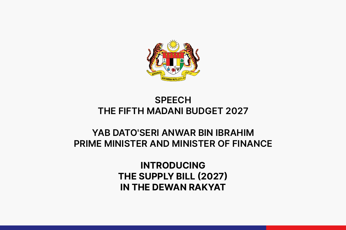 Speech The Fifth MADANI Budget 2027